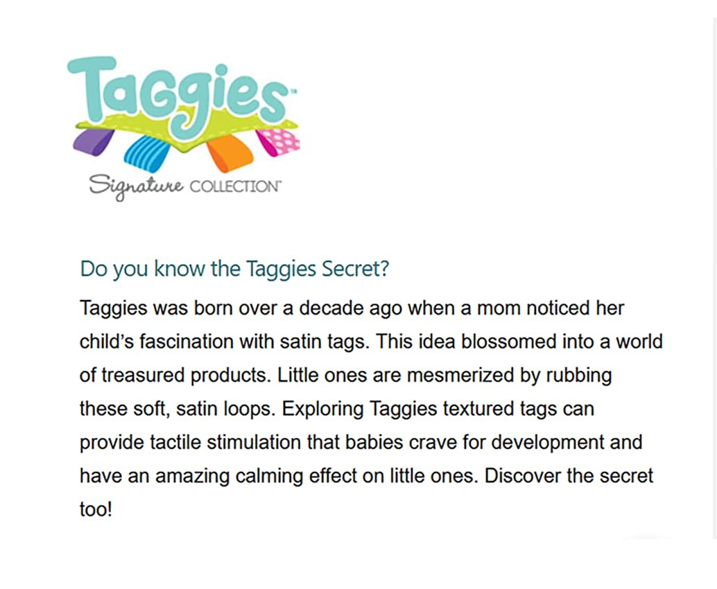 image:imageMary Meyer Taggies Soft Baby Rattle with Teether Ring and Sensory Tags 6Inches Tilly Giraffe