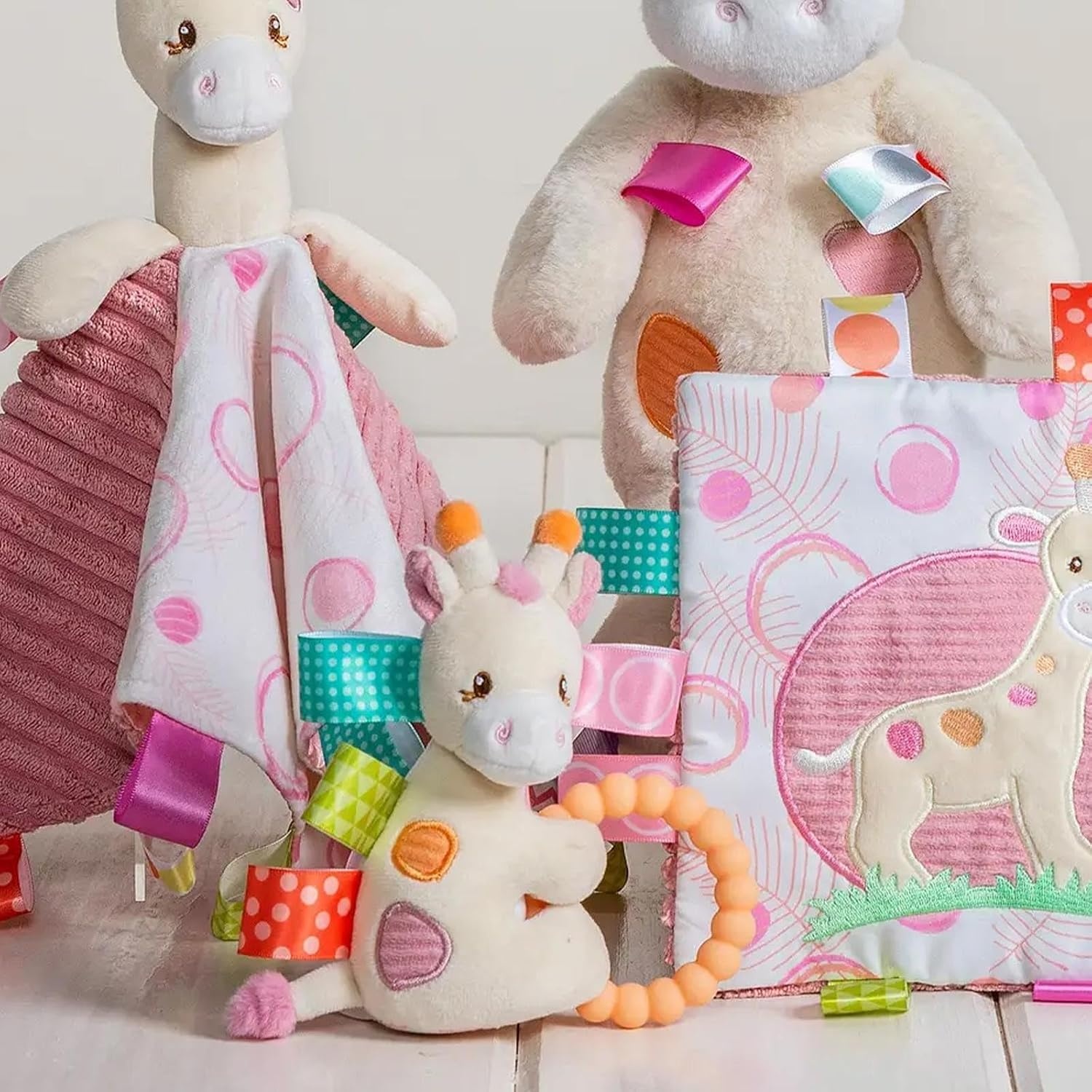 image:imageMary Meyer Taggies Stuffed Animal Soft Toy with Sensory Tags 13Inches Tilly Giraffe