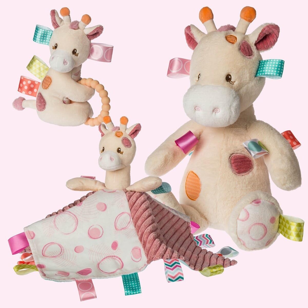 image:imageMary Meyer Taggies Stuffed Animal Soft Toy with Sensory Tags 13Inches Tilly Giraffe