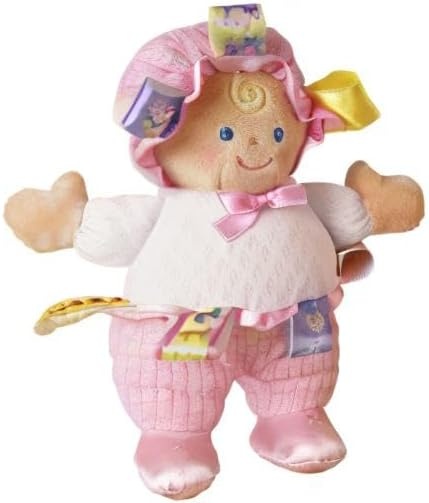 image:imageTaggies Baby Doll Huggable Plush Soft Toy with Sensory Tags 8Inches CutieCutie