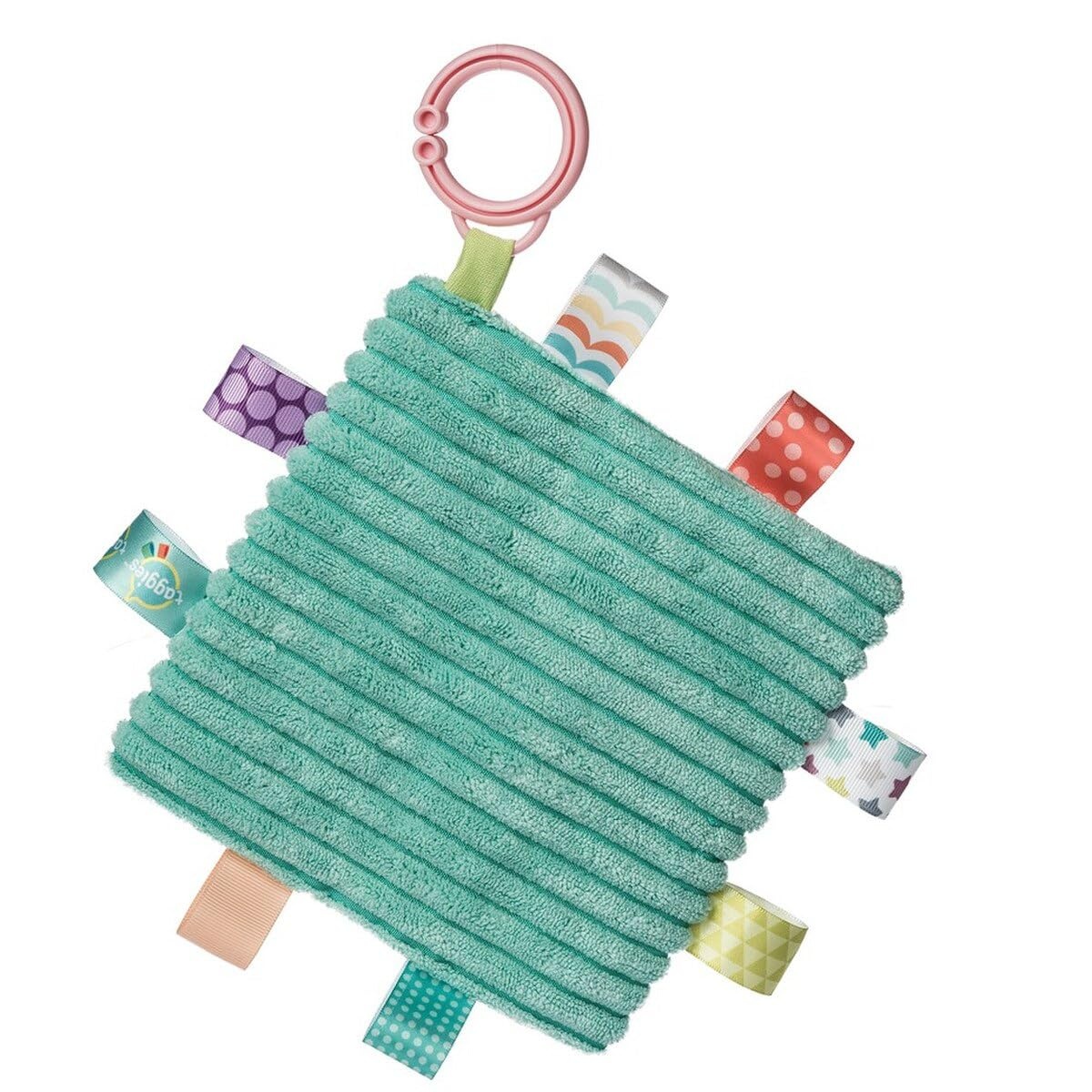 image:imageTaggies Crinkle Me Toy with Baby Paper amp Squeaker with Sensory Tags 6 x 6inches Sniggles Snake