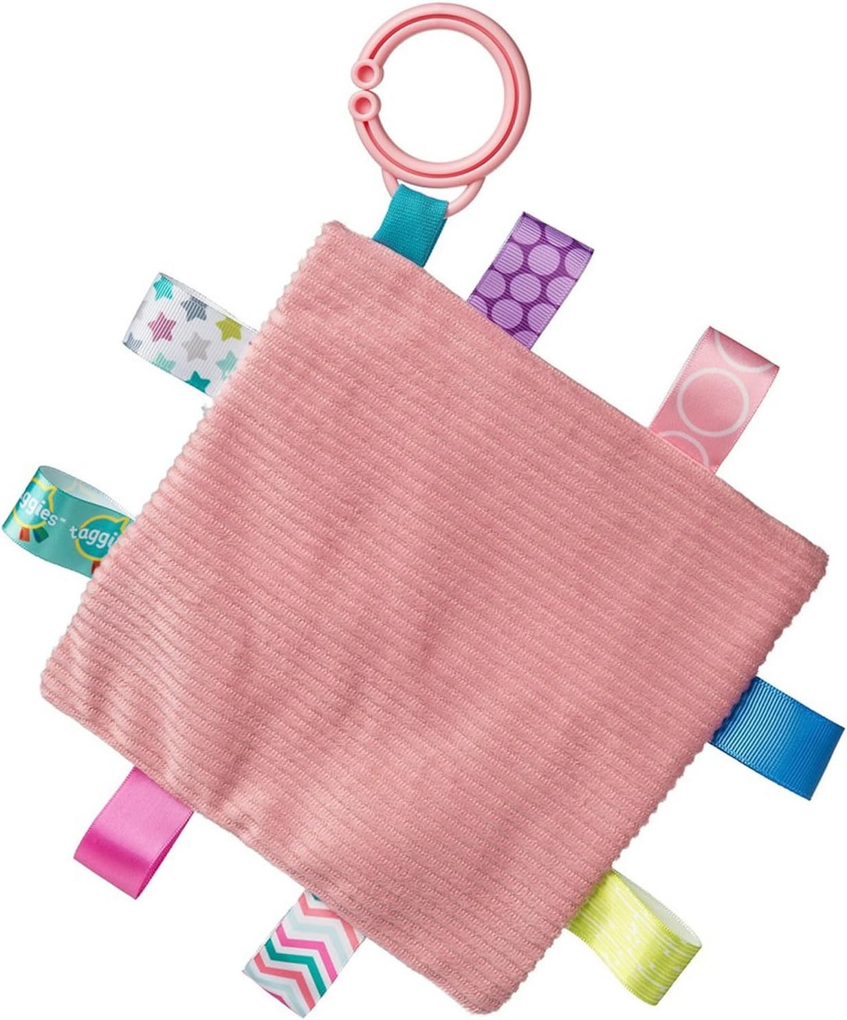 image:imageTaggies Crinkle Me Toy with Baby Paper amp Squeaker with Sensory Tags 65 x 65inches Camilla Caterpillar