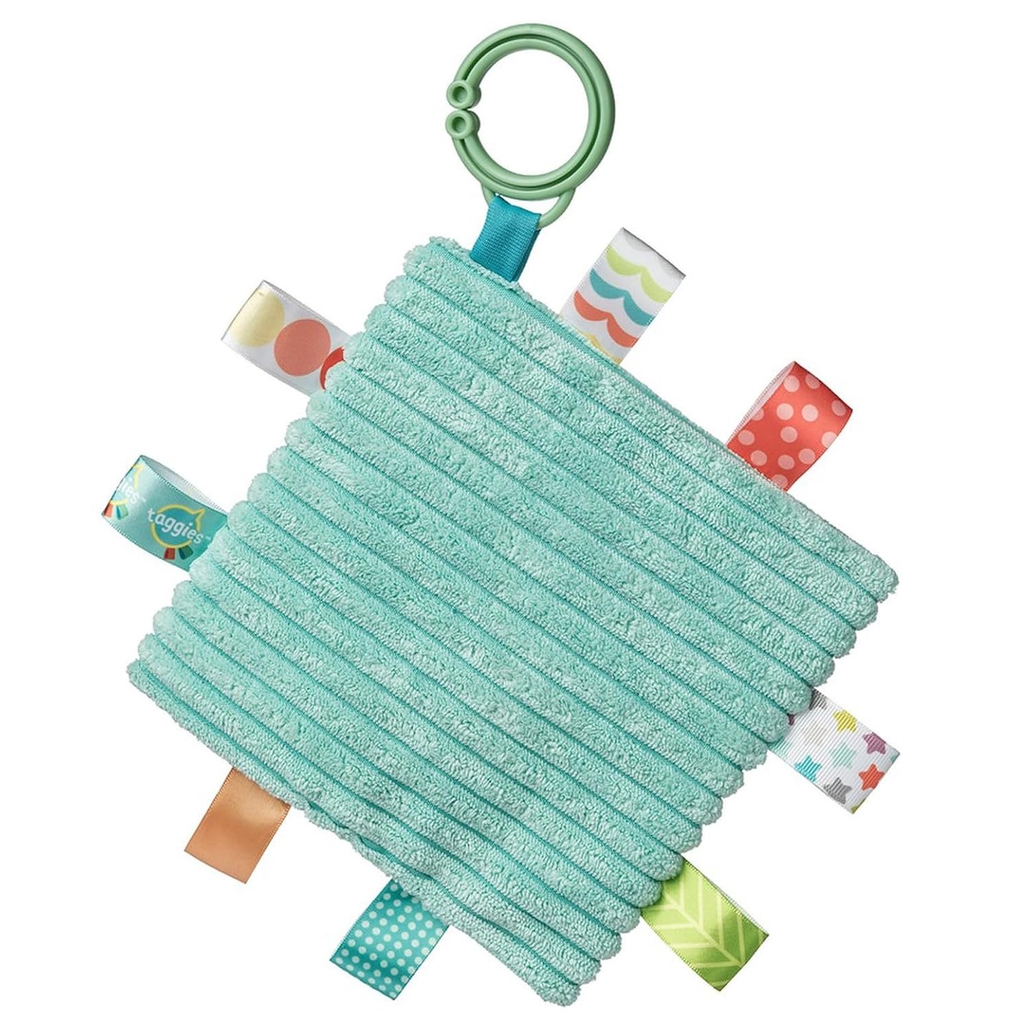image:imageTaggies Crinkle Me Toy with Baby Paper amp Squeaker with Sensory Tags 65 x 65inches Drax Dragon