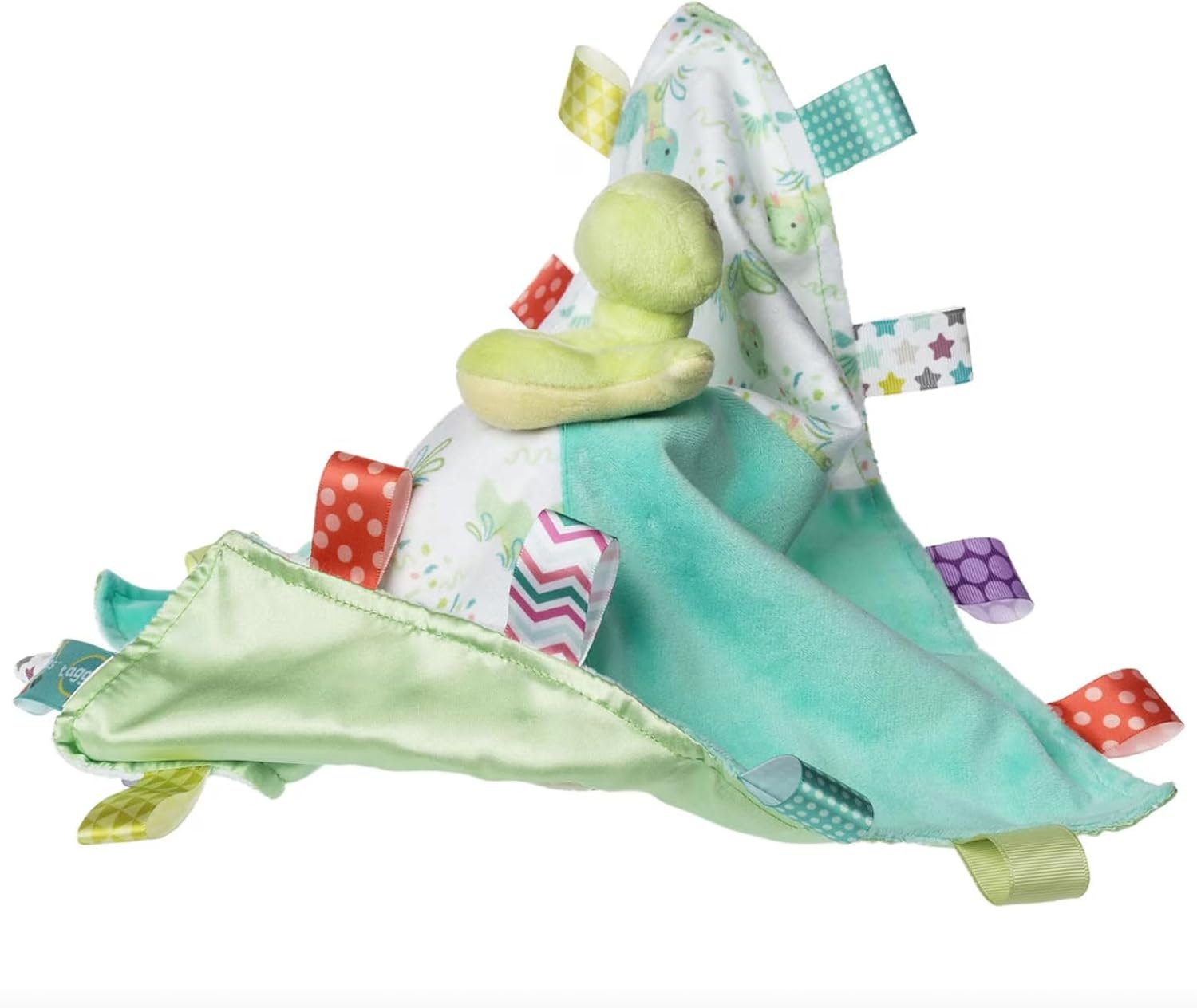 image:imageTaggies Lovey Stuffed Animal Security Blanket Plush Soft Snuggle Toy with Sensory Tags 13 x 13Inches Sniggles Snake