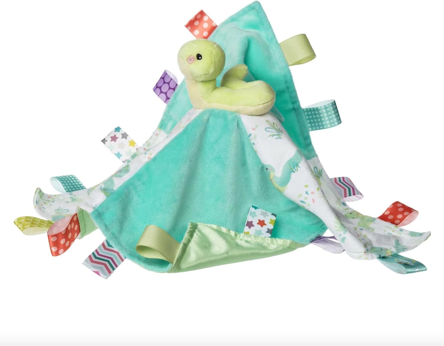 image:imageTaggies Lovey Stuffed Animal Security Blanket Plush Soft Snuggle Toy with Sensory Tags 13 x 13Inches Sniggles Snake