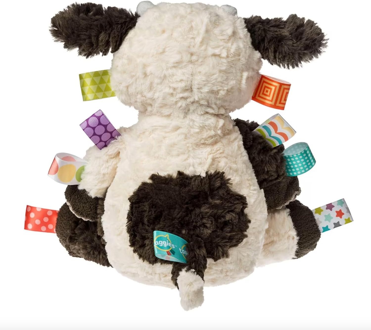 image:imageTaggies Stuffed Animal Huggable Plush Soft Toy with Sensory Tags 10Inches Buttercup Cow