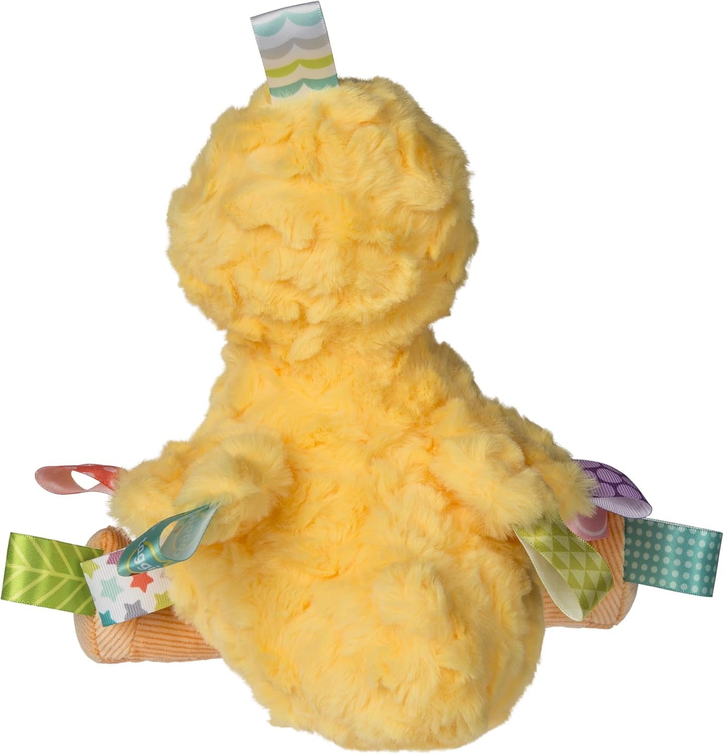 image:imageTaggies Stuffed Animal Huggable Plush Soft Toy with Sensory Tags 10Inches Yellow Dunkin DuckYellow Dunkin Duck
