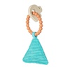 image:imageMary Meyer Baby Teether Toy Simply Silicone Teething Ring with Soft Squeaker 9Inches Elephant
