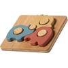 image:imageMary Meyer Baby and Toddler Toys Simply Silicone Sorting Puzzle with Bamboo Base for 12 Months Old Preschool Gifts 7 x 6Inches Safari Animals