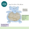 image:imageMary Meyer Bestever Baby Mat Blue ElephantElephant Blue