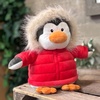 image:imageMary Meyer Christmas Stuffed Animal Plush Soft Toy 12Inches Merry Menace MonsterRed Parka Penguin