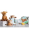 image:imageMary Meyer Crinkle Teether Toy with Baby Paper and Squeaker 6 x 6Inches Cream Giddy Up PonyHetty Highland Cow