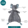 image:imageMary Meyer Lovey for Babies Again Friends Soft Snuggle Toy Made from Recycled Materials 11Inches DinosaurElephant