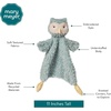 image:imageMary Meyer Lovey for Babies Again Friends Soft Snuggle Toy Made from Recycled Materials 11Inches DinosaurOwl
