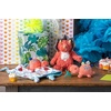 image:imageMary Meyer Pebblesaurus Stuffed Animal Security Blanket 13 x 13Inches Coral Dinosaur
