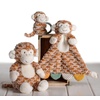 image:imageMary Meyer Soft Baby Rattle with Soothing Teether Ring 6Inches Afrique Monkey