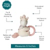 image:imageMary Meyer Soft Baby Rattle with Soothing Teether Ring 6Inches Cream Giddy Up Pony