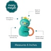 image:imageMary Meyer Soft Baby Rattle with Soothing Teether Ring 6Inches Mookie Monster