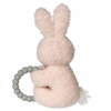 image:imageMary Meyer Soft Baby Rattle with Soothing Teether Ring 6Inches Pink Sweet Dreams Bunny