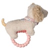 image:imageMary Meyer Soft Baby Rattle with Soothing Teether Ring 6Inches Tan Dancing Dachshund