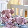 image:imageMary Meyer Stuffed Animal Afrique Collection Huggable Plush Soft Toy with WindUp Music 11Inches Pink Blossom ElephantPink Blossom Elephant