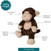 image:imageMary Meyer Stuffed Animal Again Friends Soft Toy 11Inches Hugo BunnyMonkey