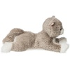 image:imageMary Meyer Stuffed Animal FabFuzz Plush Soft Toy 10Inches Hannah Puppy PinkSmokey Grey  White Kitty