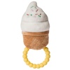 image:imageMary Meyer Sweet Soothie Soft Baby Rattle with Teether Ring Ice Cream