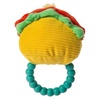 image:imageMary Meyer Sweet Soothie Soft Baby Rattle with Teether Ring Taco1 EA