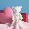 image:imageMary Meyer Teddy Bear  Putty Collection Super Soft Stuffed Animal Plush Classic Toy Plushie 17 Medium Shadow GreyPink Heart