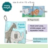 image:imageMary Meyer Touch amp Feel Soft Cloth Book with Crinkle Paper and Squeaker Afrique Boutique Friends Forever