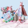 image:imageSoft Baby Rattle with Soothing Teether Ring and Sensory Tags 6Inches Drax DragonCamilla Caterpillar