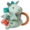 image:imageSoft Baby Rattle with Soothing Teether Ring and Sensory Tags 6Inches Drax DragonDrax Dragon