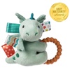 image:imageSoft Baby Rattle with Soothing Teether Ring and Sensory Tags 6Inches Drax DragonDrax Dragon