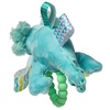 image:imageSoft Baby Rattle with Soothing Teether Ring and Sensory Tags 6Inches Drax DragonFizzy Aqua Axolotl