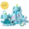 image:imageSoft Baby Rattle with Soothing Teether Ring and Sensory Tags 6Inches Drax DragonFizzy Aqua Axolotl