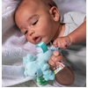 image:imageSoft Baby Rattle with Soothing Teether Ring and Sensory Tags 6Inches Drax DragonFizzy Aqua Axolotl