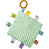 image:imageTaggies Crinkle Me Activity Toy with Baby Paper amp Squeaker and Sensory Tags 6 x 6inches Green Peepers FrogYellow Dunkin Duck