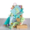 image:imageTaggies Crinkle Me Toy with Baby Paper amp Squeaker with Sensory Tags 6 x 6inches Sniggles Snake