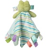image:imageTaggies Lovey Baby amp Toddler Stuffed Animal Security Blanket Plush Soft Snuggle Toy with Sensory Tags 13 x 13Inches Green Peepers FrogGreen Peepers Frog