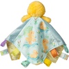 image:imageTaggies Lovey Baby amp Toddler Stuffed Animal Security Blanket Plush Soft Snuggle Toy with Sensory Tags 13 x 13Inches Green Peepers FrogYellow Dunkin Duck