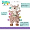 image:imageTaggies Lovey Soft Toy 11Inches Flora Fawn