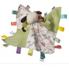 image:imageTaggies Lovey Stuffed Animal Security Blanket Plush Soft Snuggle Toy with Sensory Tags 13 x 13Inches Buttercup Cow