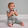 image:imageTaggies Soft Baby Rattle with Soothing Teether Ring and Sensory Tags 6Inches Buttercup Cow