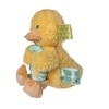 image:imageTaggies Soft Baby Rattle with Soothing Teether Ring and Sensory Tags 6Inches Yellow Dunkin Duck