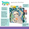 image:imageTaggies Soothing Sensory Stuffed Animal Security Blanket Molasses Sloth 13 x 13InchesCloth Book