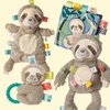 image:imageTaggies Soothing Sensory Stuffed Animal Security Blanket Molasses Sloth 13 x 13InchesSoft Toy