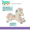 image:imageTaggies Soothing Sensory Stuffed Animal Security Blanket Painted Pony 13 x 13Inches1 Count Pack of 1