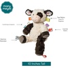 image:imageTaggies Stuffed Animal Huggable Plush Soft Toy with Sensory Tags 10Inches Buttercup Cow