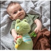image:imageTaggies Stuffed Animal Huggable Plush Soft Toy with Sensory Tags 10Inches Yellow Dunkin DuckGreen Peepers Frog